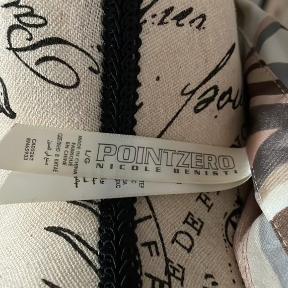 Point Zero Nicole Benisti mock layer sweater - Size L - Picture 2 of 7